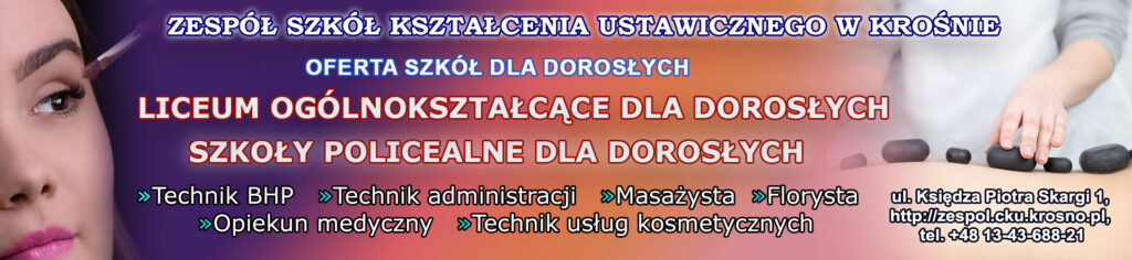 Rekrutacja do szkól dla dorosłych ZSKU